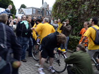 Juist na het ontbijt